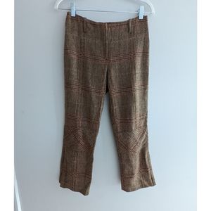 Kenzo Plaid Wool Pants Size 36 / 4